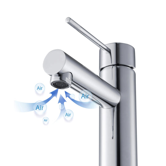 Luxury Single Hole Bathroom Faucet