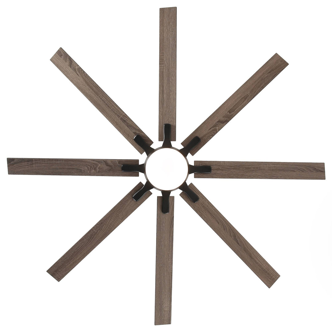 65-Inch Modern Reversible Dimmable Large Ceiling Fan with Light and Remote