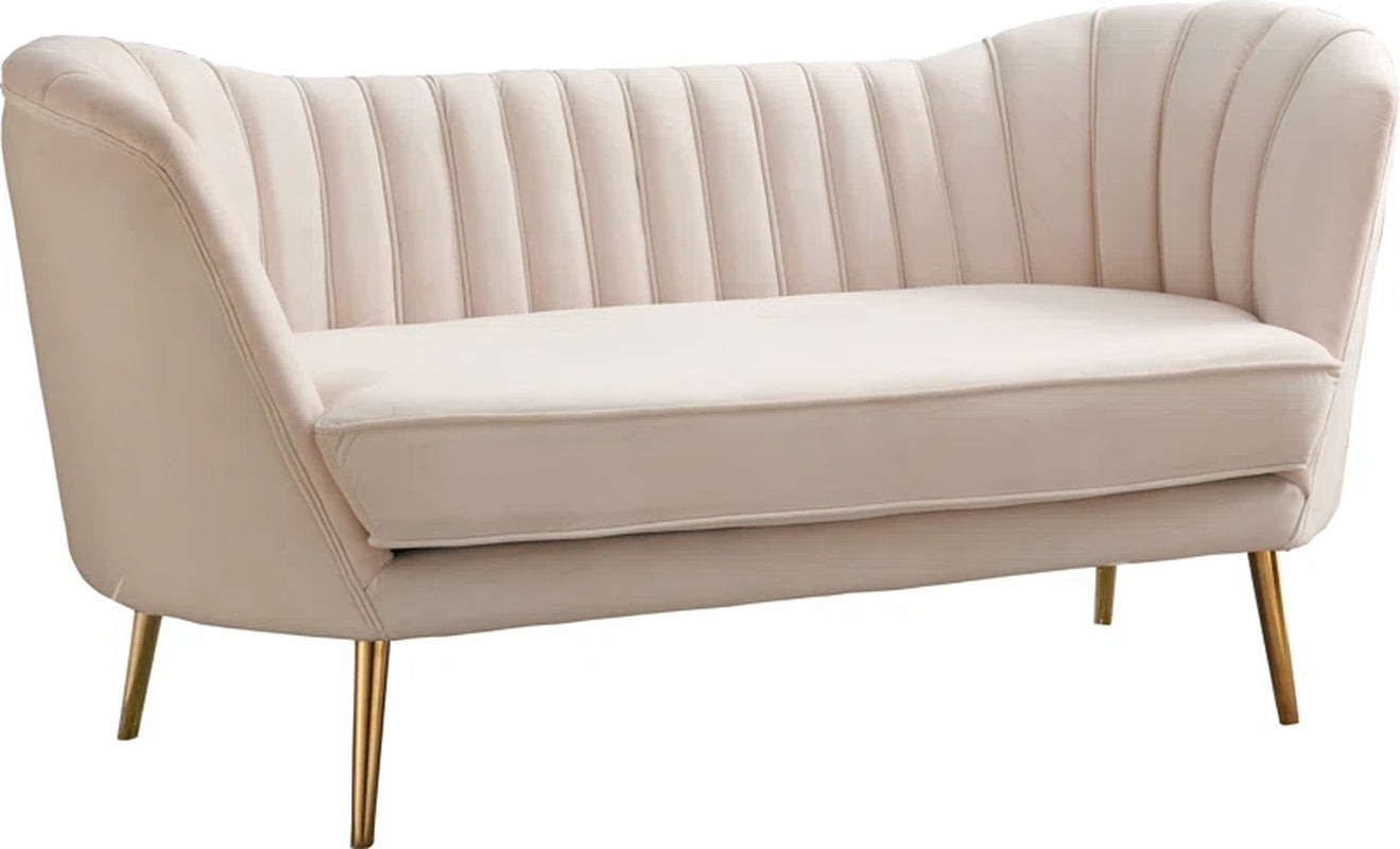 Tiberius 65'' Velvet Loveseat