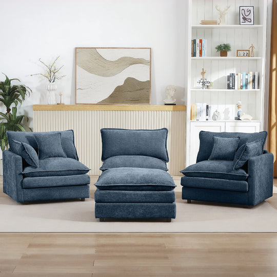 Modular Sectional Sofa, 102 Inch L Shaped Couch Set for Living Room