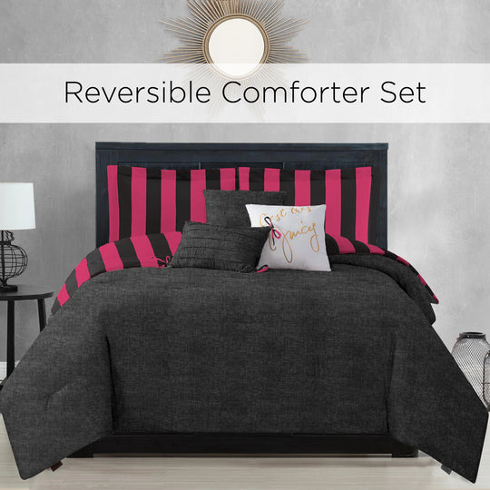 Juicy Reversible Cabana Stripe Bedding Set