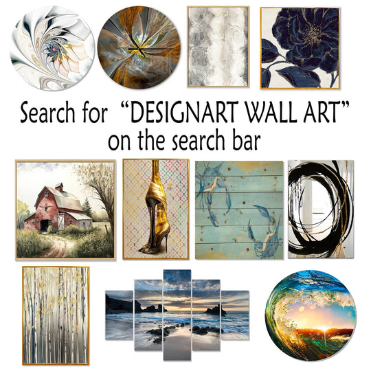 Designart "Blue Kinetic Waves I" Nautical & Beach round Mirror for Wall Decor - Nautical & Coastal Teal Bedroom Mirror