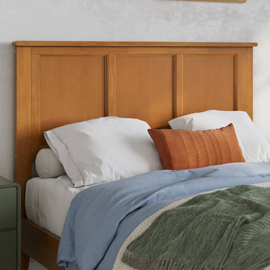 Charlotte Solid Wood Low Profile Platform Bed with Matching Footboard