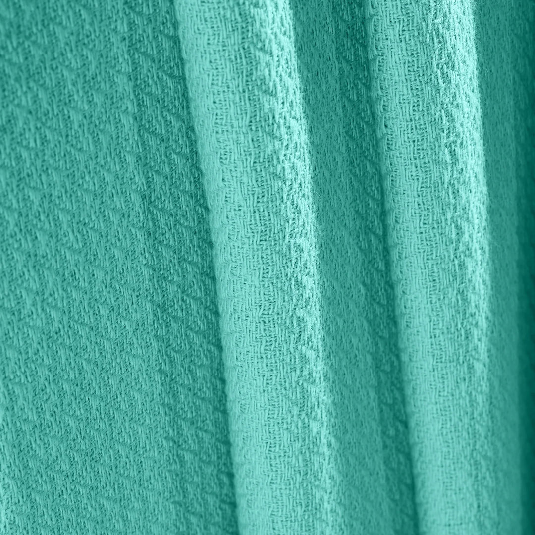 Waffle Weave Honeycomb Knit Soft Cotton Blanket