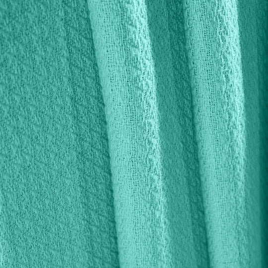Waffle Weave Honeycomb Knit Soft Cotton Blanket