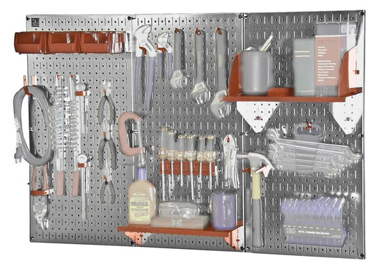 Pegboard Standard Tool Storage 32" H X 48" W Kit