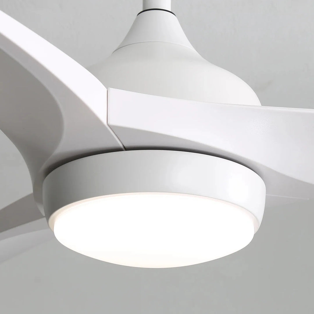 Sofucor 52/60 Inch Ceiling Fan with Integrated LED Light and Remote Control Quiet DC Motor