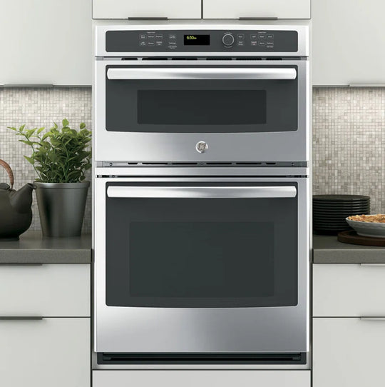 27" Self-Cleaning Electric Wall Oven with Built-In Microwave