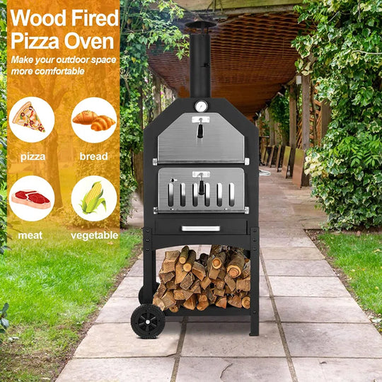 Free Standing Wood Burning Pizza Oven