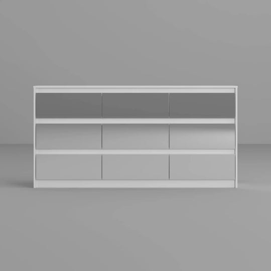 63"W 9 Drawer Dresser Accent Dresser for Living Room Bedroom Chest