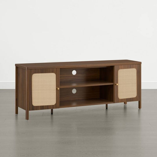 62" Bohemian TV Stand Modern Media Console Entertainment Center