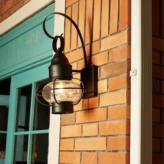 2 Pack 1-Light Outdoor Wall Lantern Lights Set - 9"X10.72"X17.51"