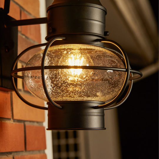 2 Pack 1-Light Outdoor Wall Lantern Lights Set - 9"X10.72"X17.51"
