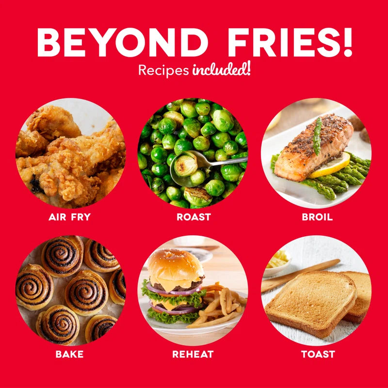Ceramic Nonstick 2.6Qt Tasti Crisp Digital Air Fryer