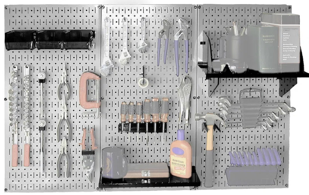 Pegboard Standard Tool Storage 32" H X 48" W Kit