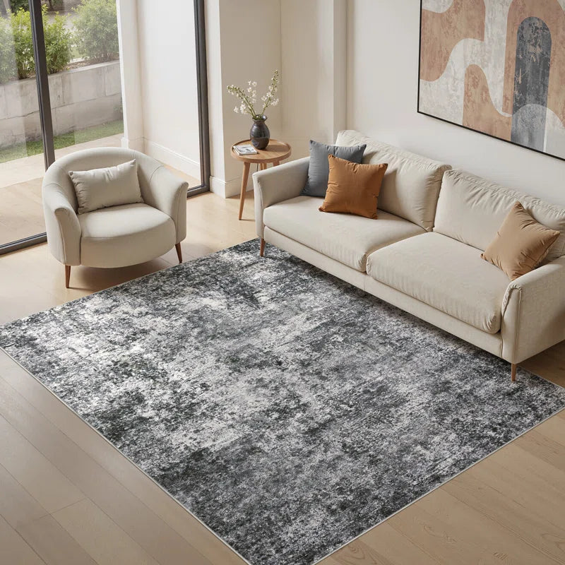 Dagmar Area Rug Living Room Rugs - Large Soft Indoor Neutral Modern Abstract Low Pile Washable Rug Carpet for Bedroom Dining Room Farmhouse Home Office