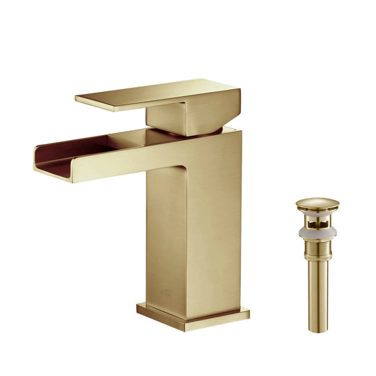 Waterfall Single Handle Bathroom Faucet
