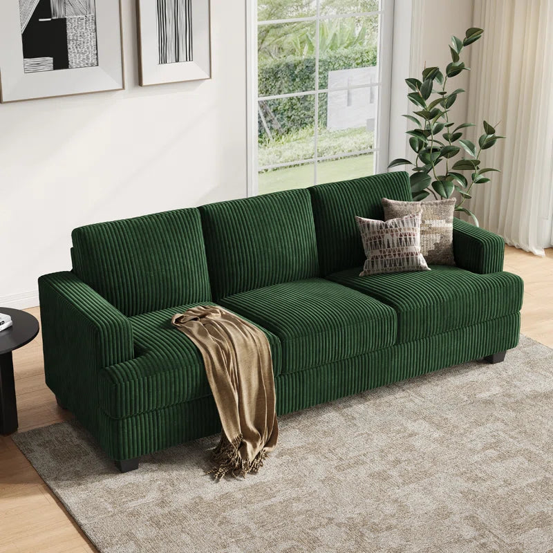 89 Inch Sofa Couch, Fabric 3 Seater Sofa for Living Room Apartment Office