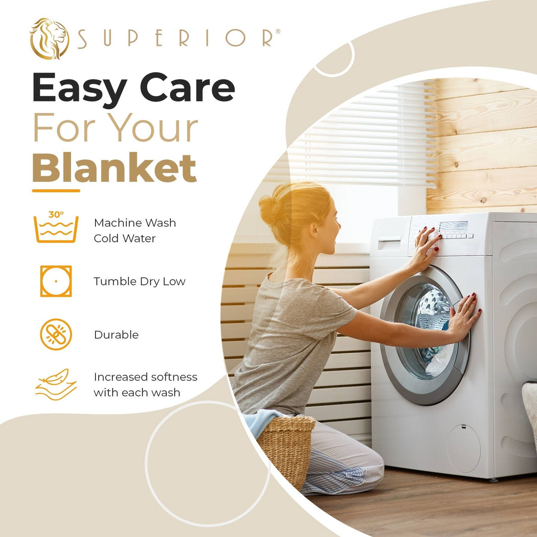 Waffle Weave Honeycomb Knit Soft Cotton Blanket