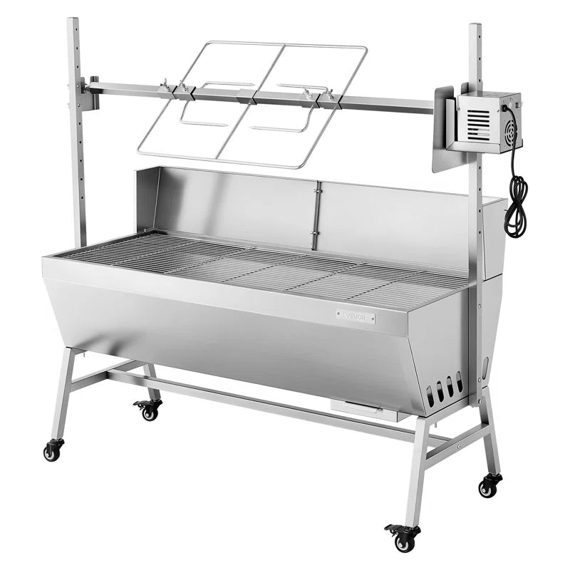 Single Burner Freestanding Wood Burning Gas Grill