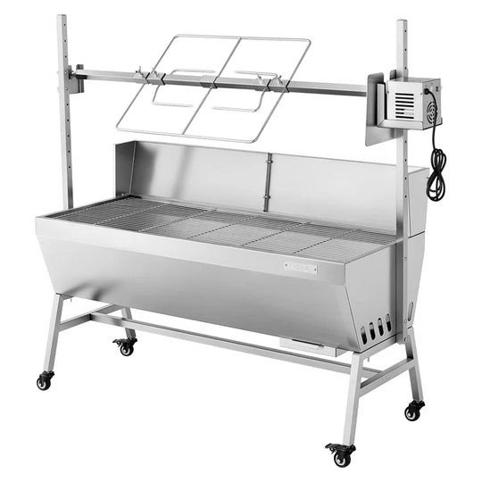 Single Burner Freestanding Wood Burning Gas Grill