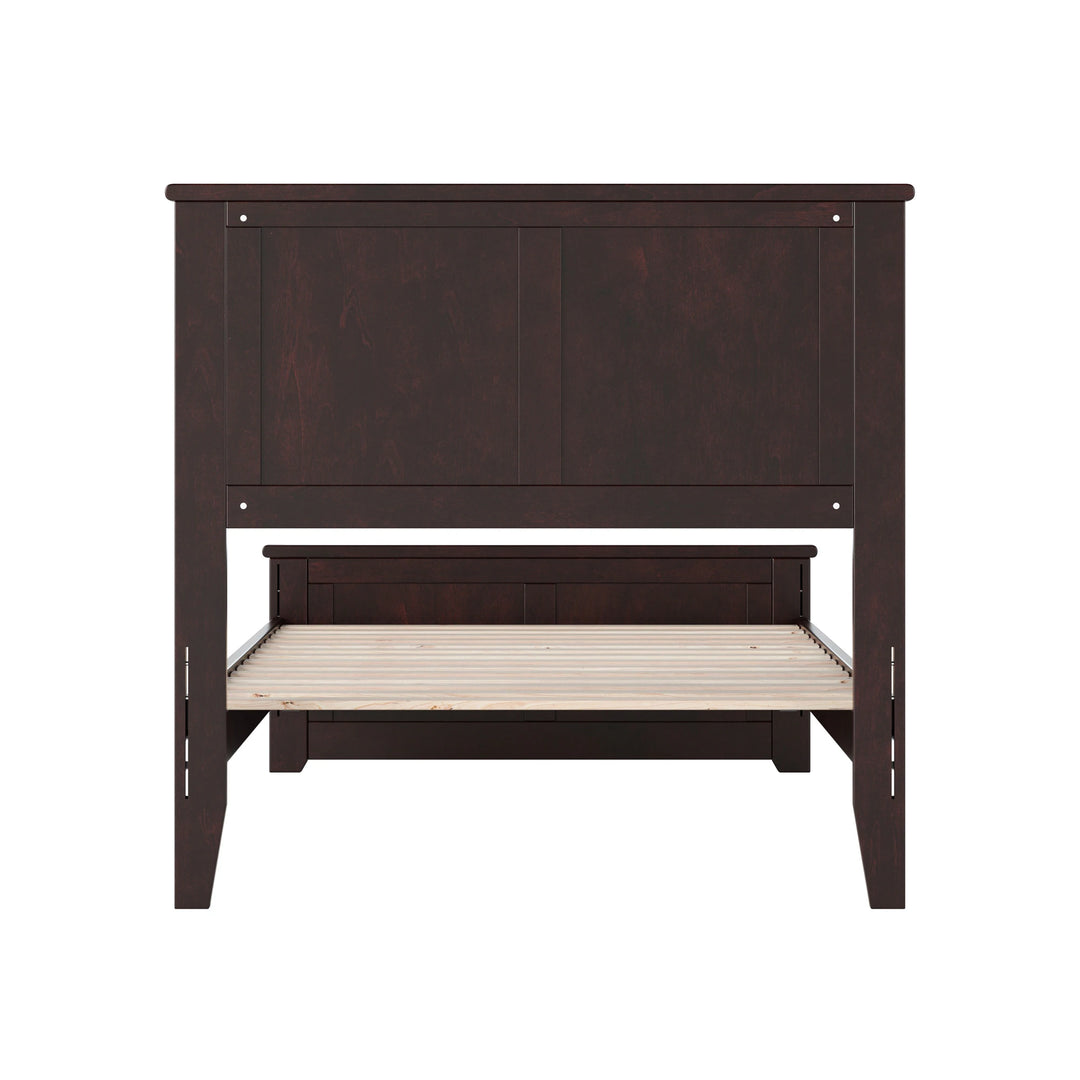 Charlotte Solid Wood Low Profile Platform Bed with Matching Footboard