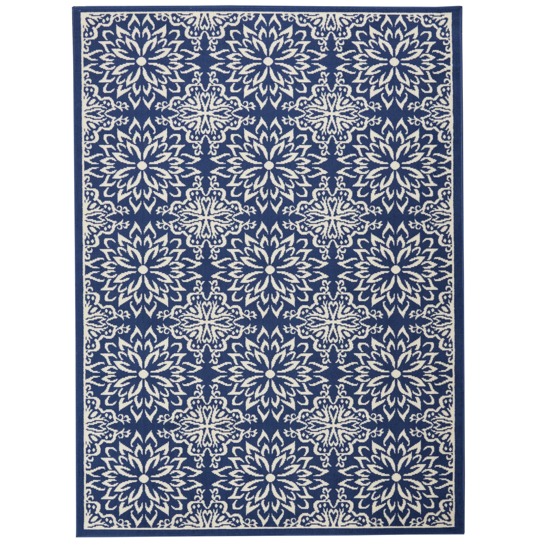 Jubilant Floral Medallion Area Rug