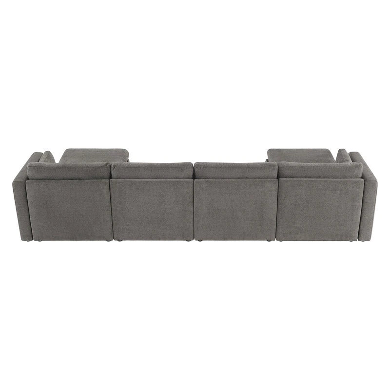 Mia Oversized Modular Sectional Fabric Sofa