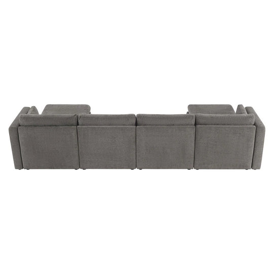 Mia Oversized Modular Sectional Fabric Sofa