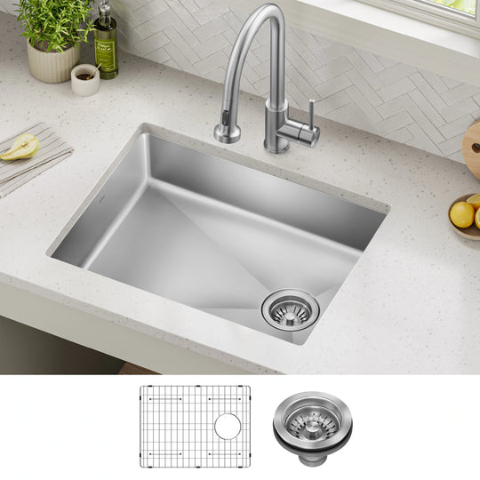 Fairlane Undermount 18 Gauge Stainless Steel Kitchen Sink