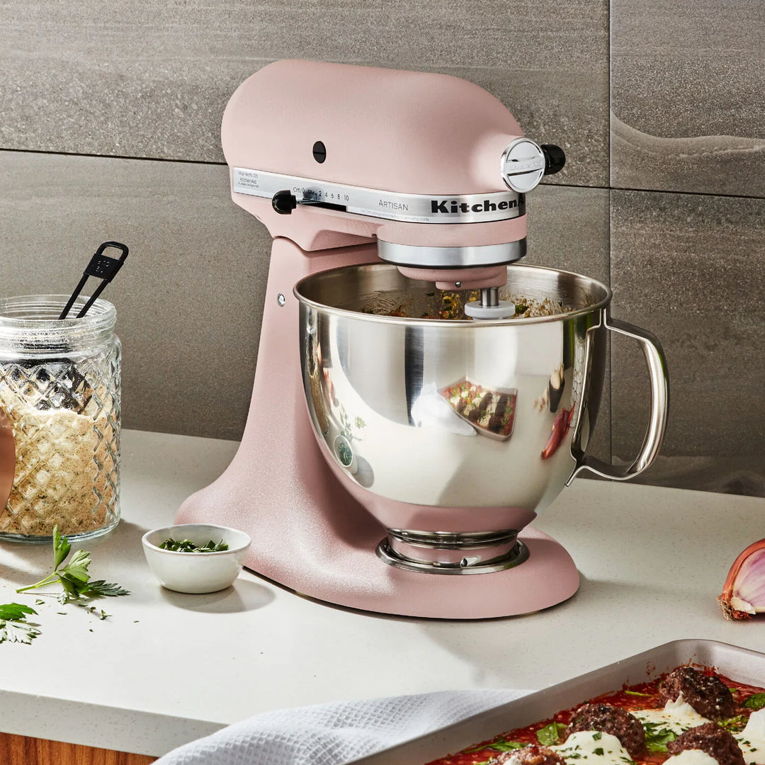 Artisan Series 5 Quart Tilt-Back Head Stand Mixer in Feather Pink