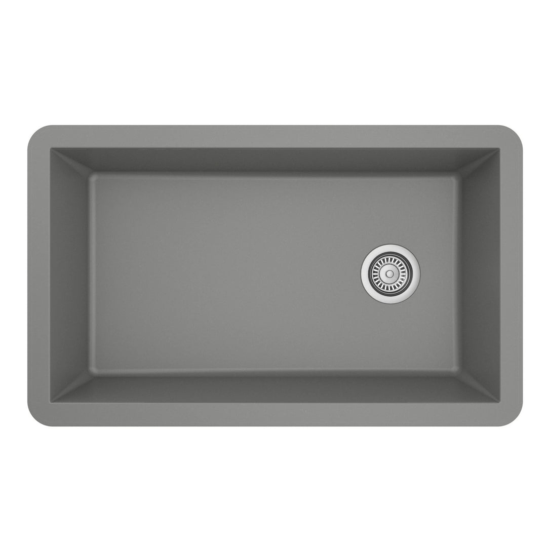 Undermount Quartz Single-Bowl Kitchen Sink