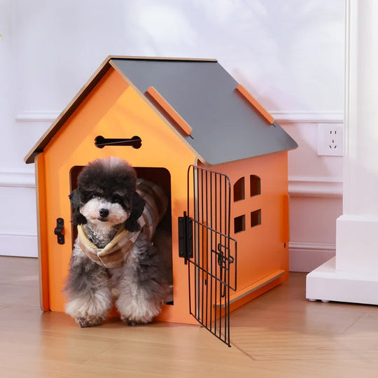 Wooden Movable Dog House