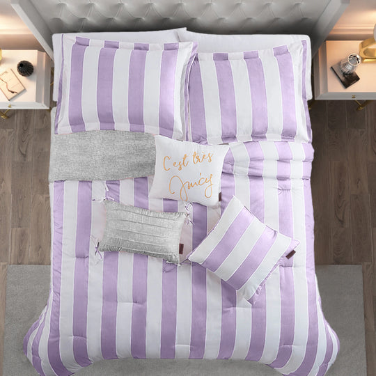 Juicy Reversible Cabana Stripe Bedding Set