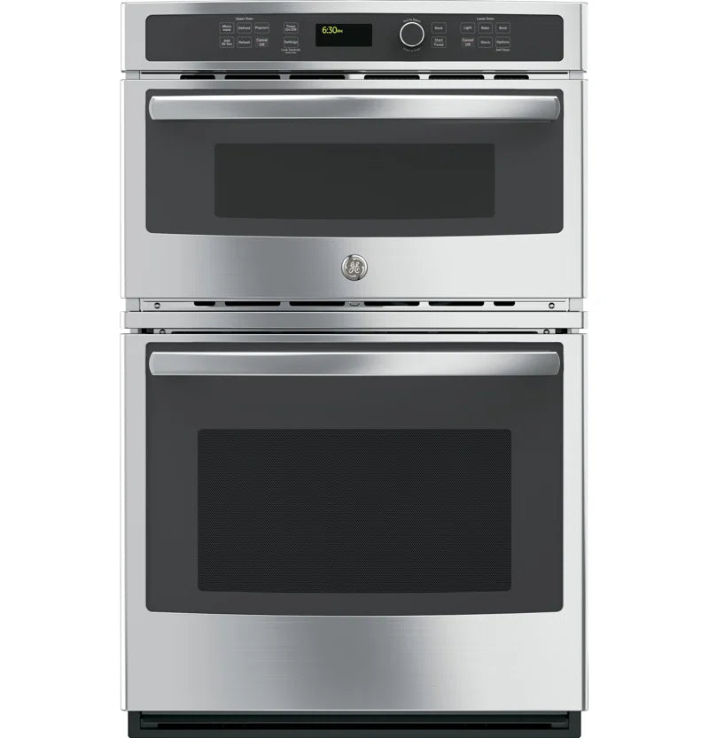 27" Self-Cleaning Electric Wall Oven with Built-In Microwave