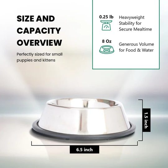 Non-Skid Pet Bowl / Dish