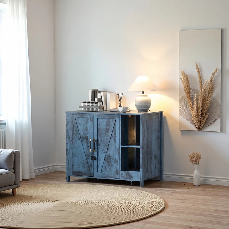 41.34''Cat Litter Box Enclosure with Litter Collector, Dog-Proof Adjustable Shelf and Outlet，For Litter Robot 3/4,Cat Washroom