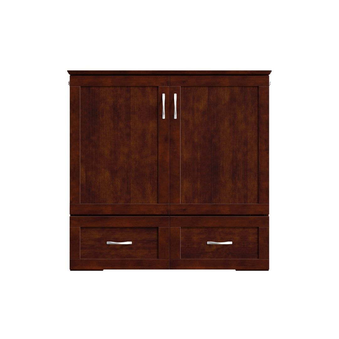 Hamilton Murphy Bed Chest with Mattress and Storage Drawer
