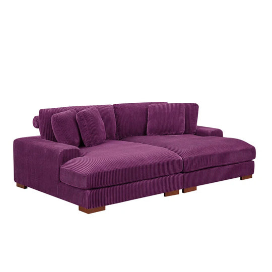 Drinel 90'' Square Arm Sofa