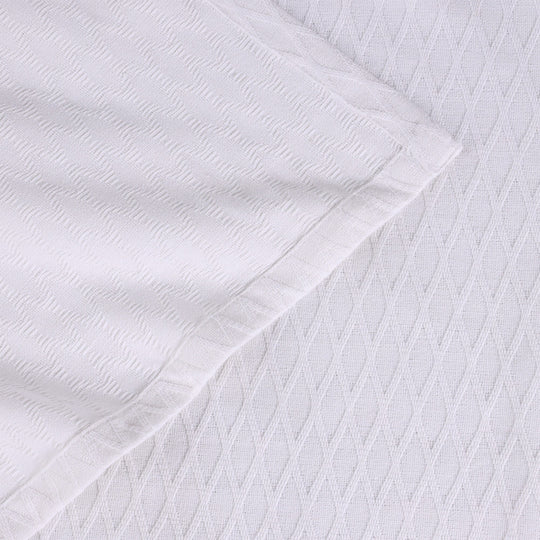 Diamond Weave All-Season Bedding Cotton Blanket
