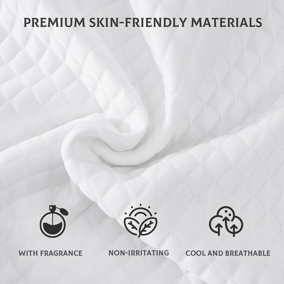 2-Pack Memory Foam Pillow, Cooling & Soft