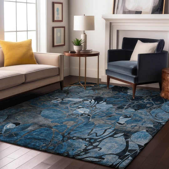 Premium Washable Super Soft Abstract Floral Mayfield Rug