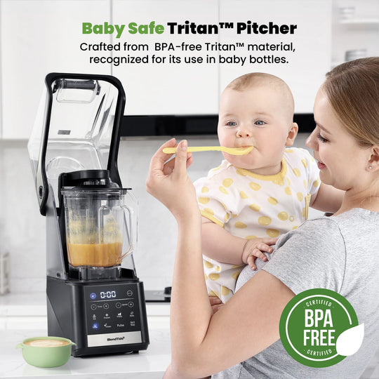 Commercial Vacuum Blender, 1500W High-Speed for Hard Ingredients, 64Oz Large Capacity, Quiet & Self-Cleaning