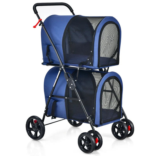Foldable Pet Stroller With