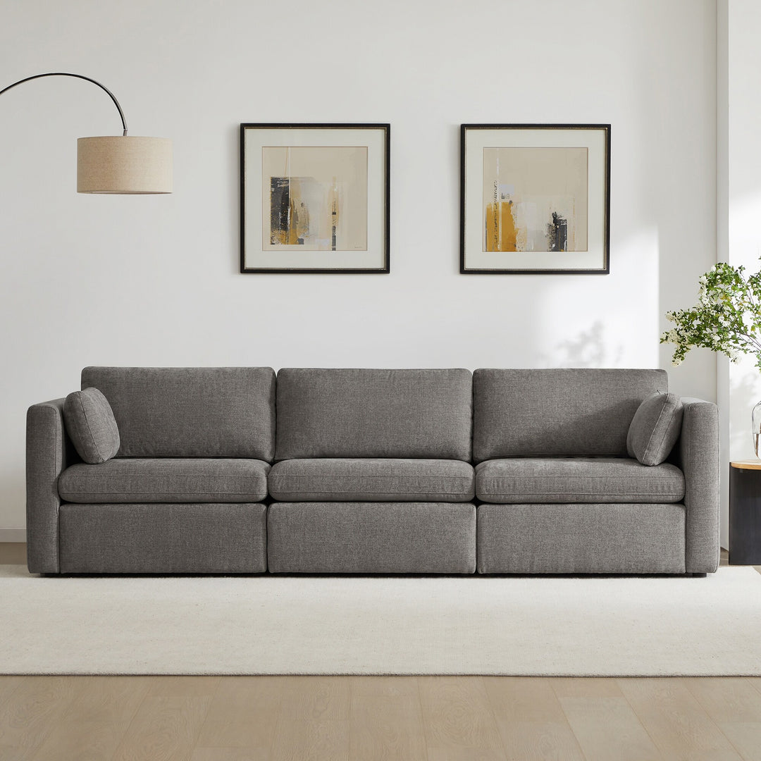 Mia Oversized Modular Sectional Fabric Sofa