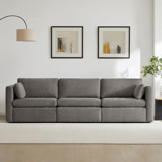 Mia Oversized Modular Sectional Fabric Sofa