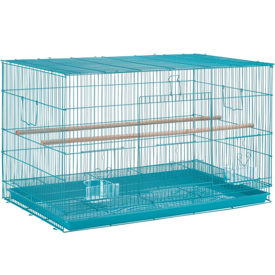 Taylorsville Iron Flat Top Table Top Bird Cage with Perch