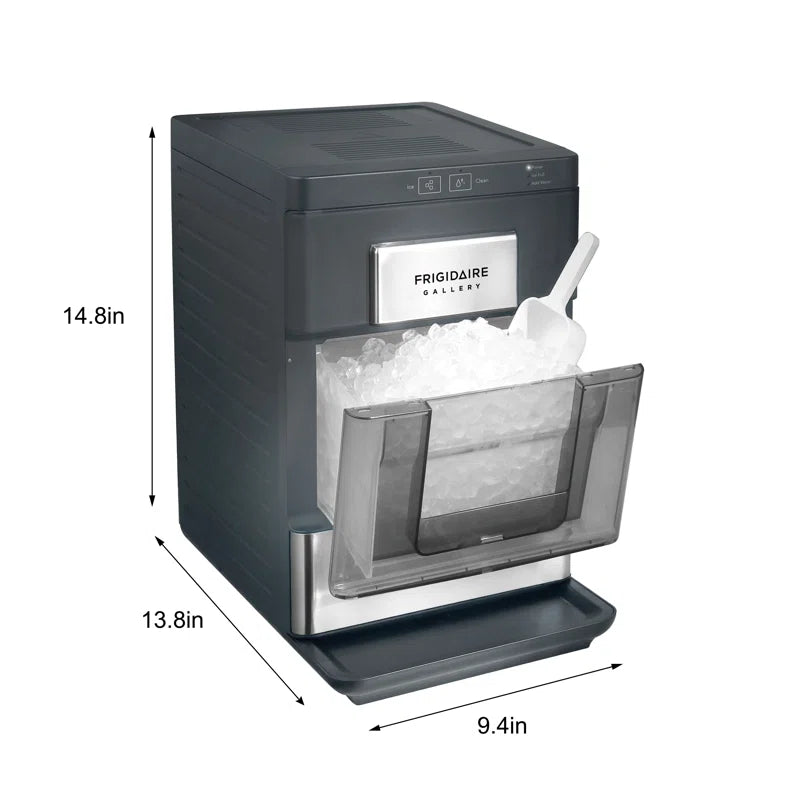 Gallery, 33 Lbs. Countertop Ice Maker, Stainless Steel Accents, Nugget Shaped Ice