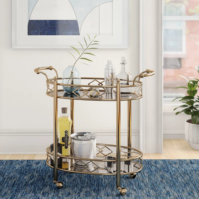 Maysville Metal Bar Cart