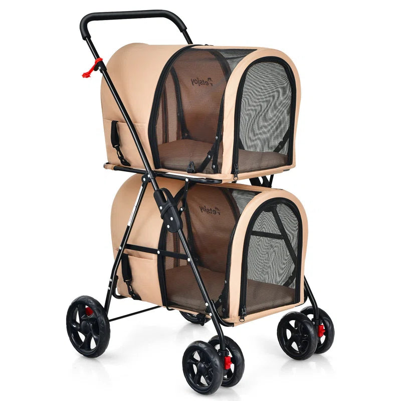 Foldable Pet Stroller With